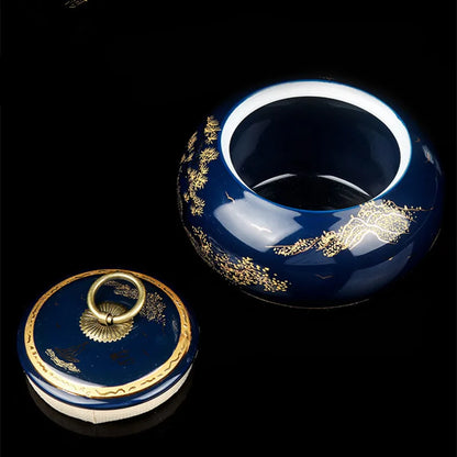 Urn Funeral Ashes For Human Cremation Pet Ashes Holder Keepsake Memory Pal Ashes Ceramic Urns Casket For Dog Cat Bird