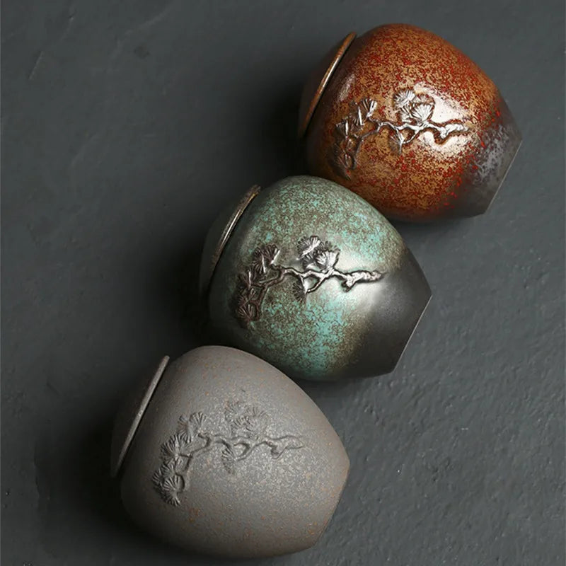 Ceramics Ashes Urn Handpainted Cremation Urn Funeral Ashes Holder Pet Memorial