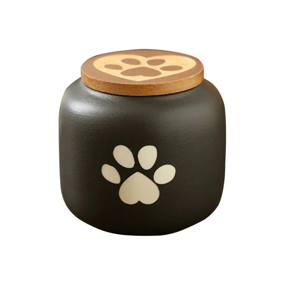 Ceramic Pet Ashes Storage Box Cute 180/500ml Funeral Urn for Pets Sealed Jar Memorials Dog Cat Cremation Urns