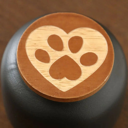 Ceramic Pet Ashes Storage Box Cute 180/500ml Funeral Urn for Pets Sealed Jar Memorials Dog Cat Cremation Urns