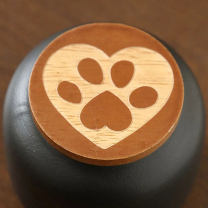 Ceramic Pet Ashes Storage Box Cute 180/500ml Funeral Urn for Pets Sealed Jar Memorials Dog Cat Cremation Urns