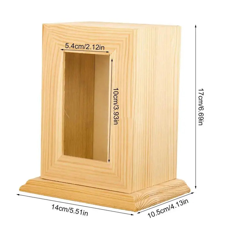 Wooden Urn For Pet Ashes Pet Urns For Dogs Or Cats Ashes Personalized Photo Frame Pet Cremation Urns Pet Keepsake Memory Box