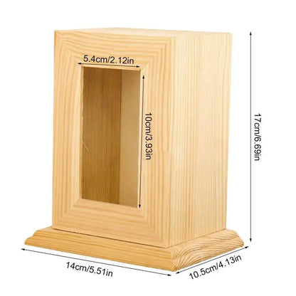 Wooden Urn For Pet Ashes Pet Urns For Dogs Or Cats Ashes Personalized Photo Frame Pet Cremation Urns Pet Keepsake Memory Box